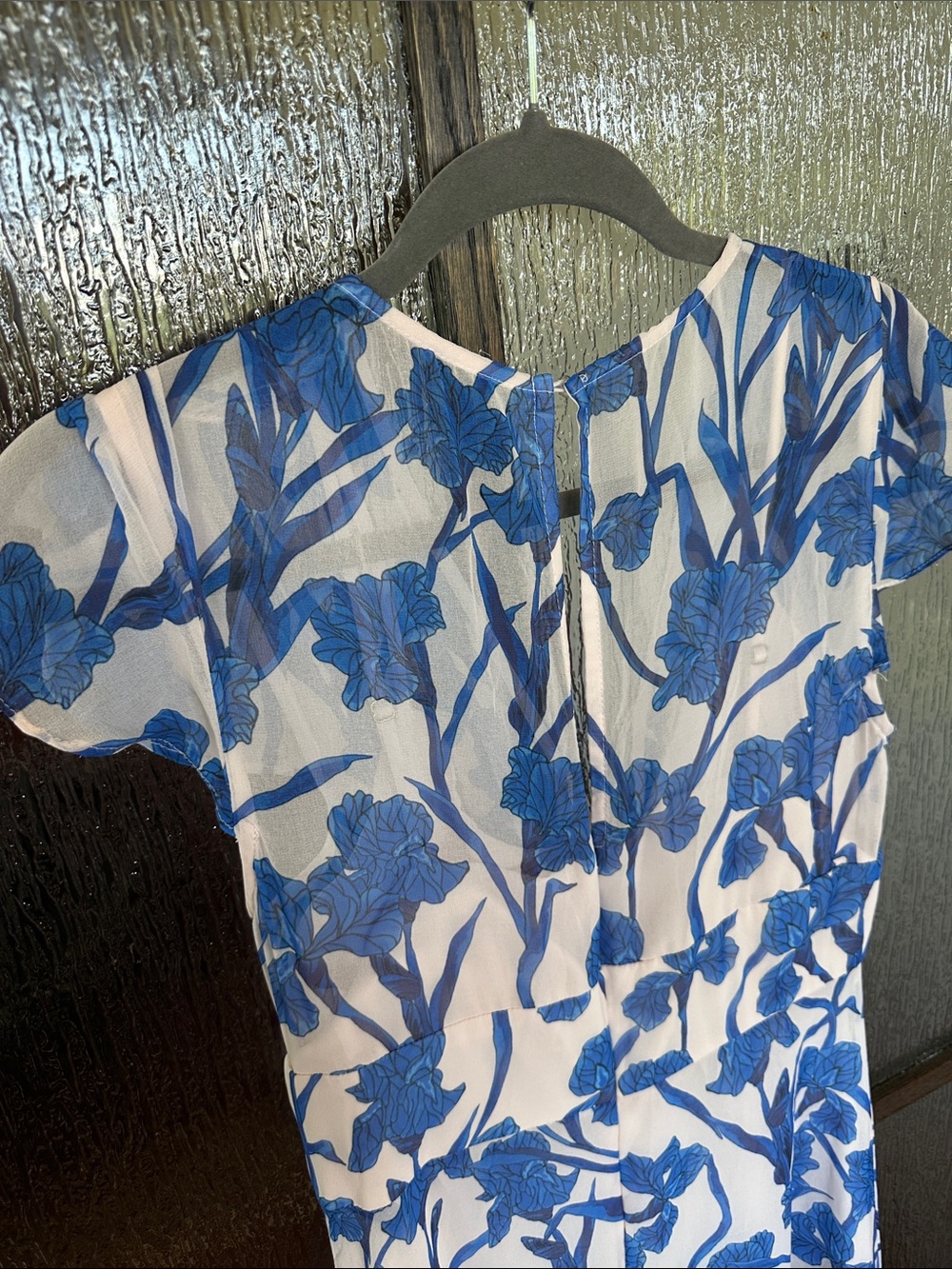 Hutch Nia Floral Dress size 6 Blue Floral V-Neck Maxi Dress - Women - Picture 13 of 15